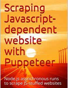 Scraping a Javascript-dependent website with puppeteer
